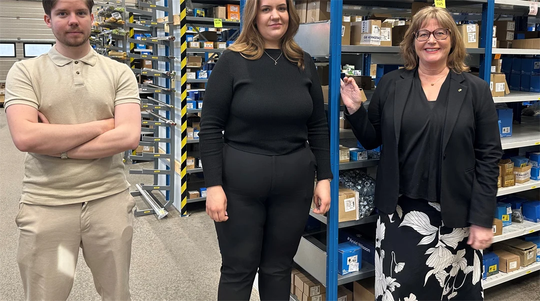 Jenny Löfgren, Filip Svensson och Maria Åslin