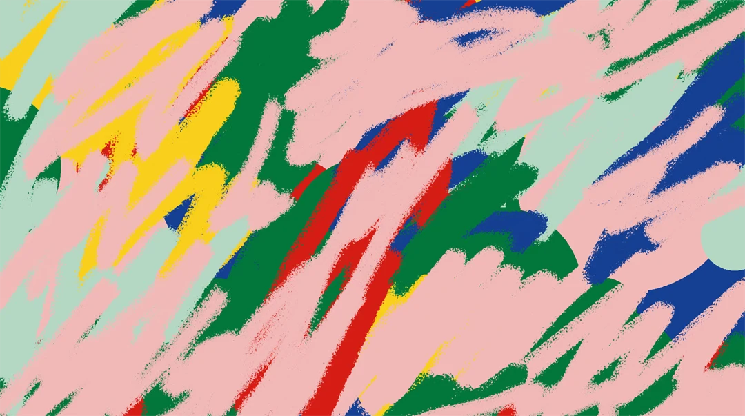 Abstract patterns in different colors