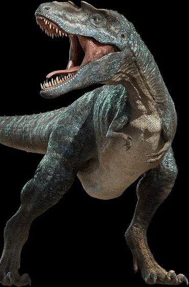 a close up of a dinosaur
