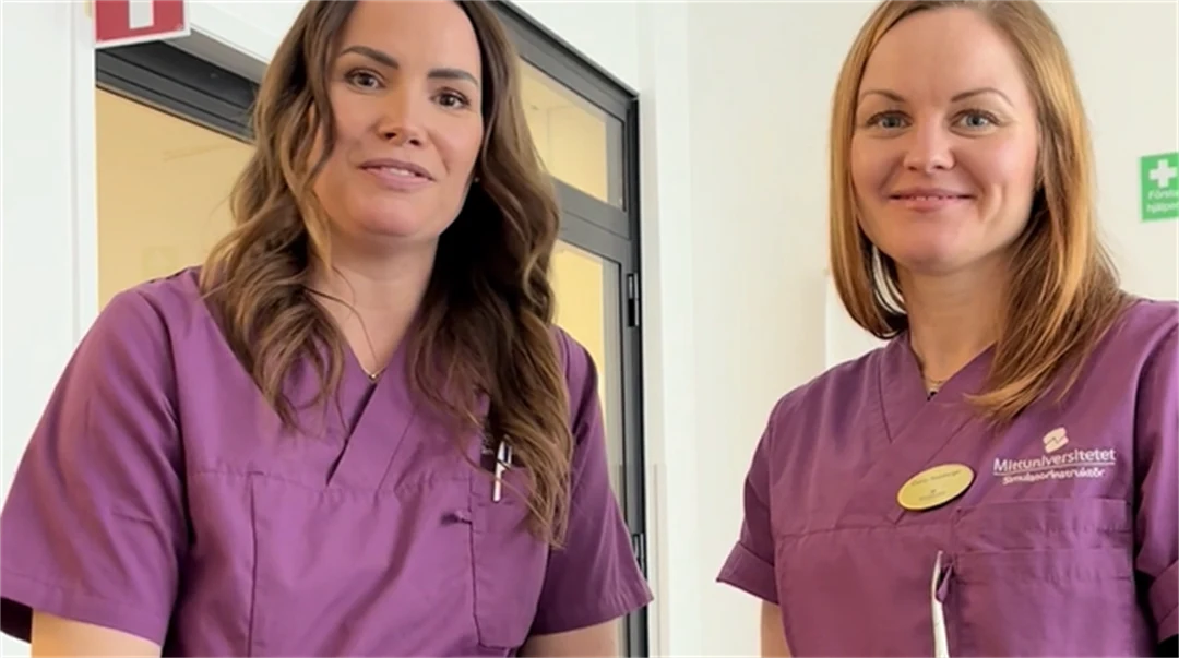 Catrine och Cecilia på KTA  Barnens universitet på