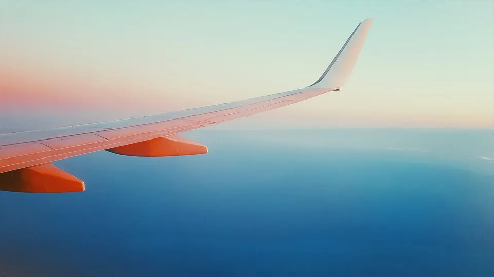 Wing on an airplane
