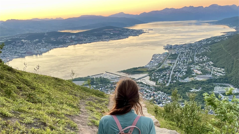 Linnéa på utbyte vid UiT, Trömsö, Norge