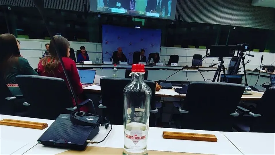 Bild på ett EU-möte i Bryssel
