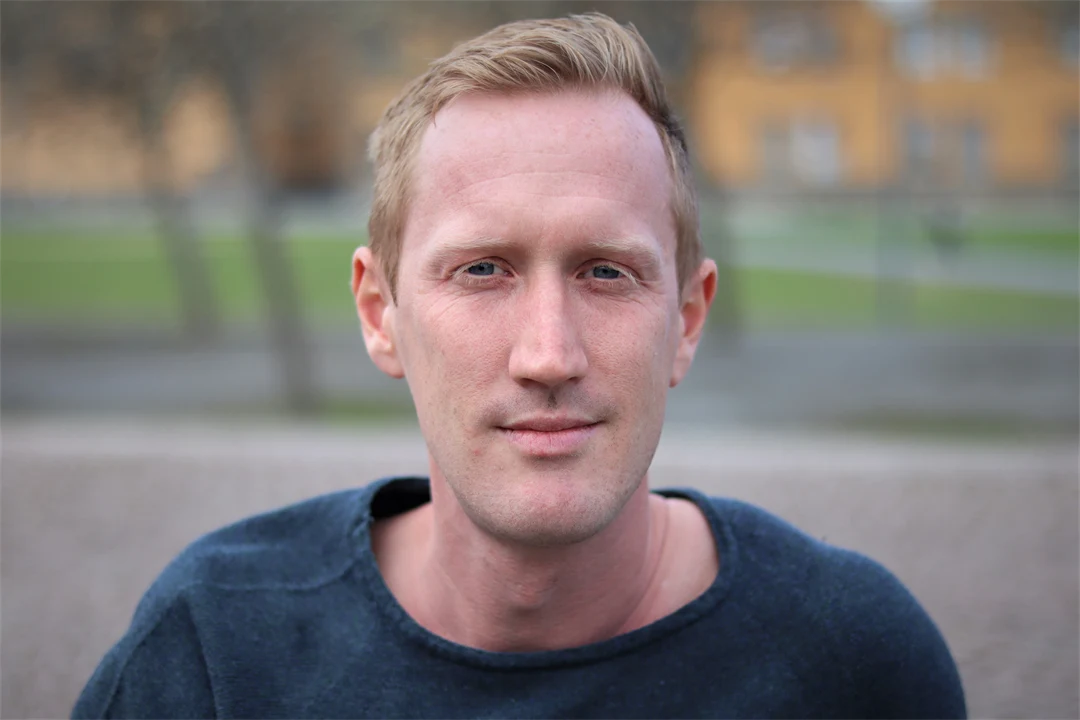 Porträttbild på en man