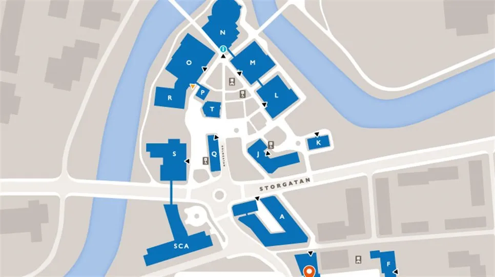 Karta över Campus IoT Testbädd workshop