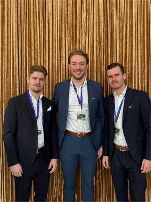 Gabriel Borgryd, Alfred Monsell and Jacob Östlund 