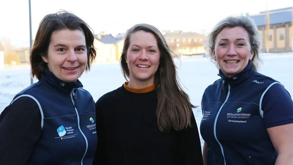 Från vänster till höger: Marie Ohlsson, Sanna Vikberg och Elisabeth Hansen