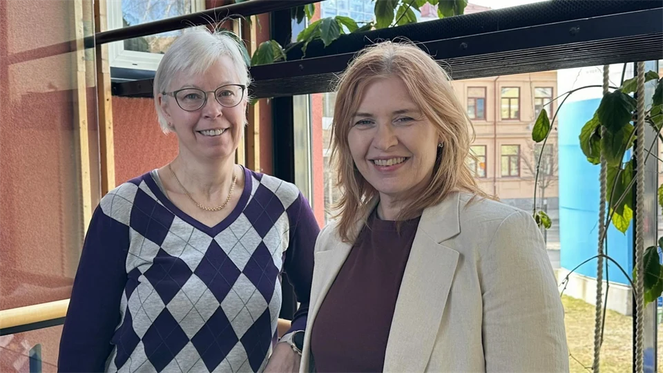Catrin Johansson och Kristina Jämtelid