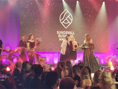 Vinnaren av Årets studentfavorit på Sundsvall Business Award