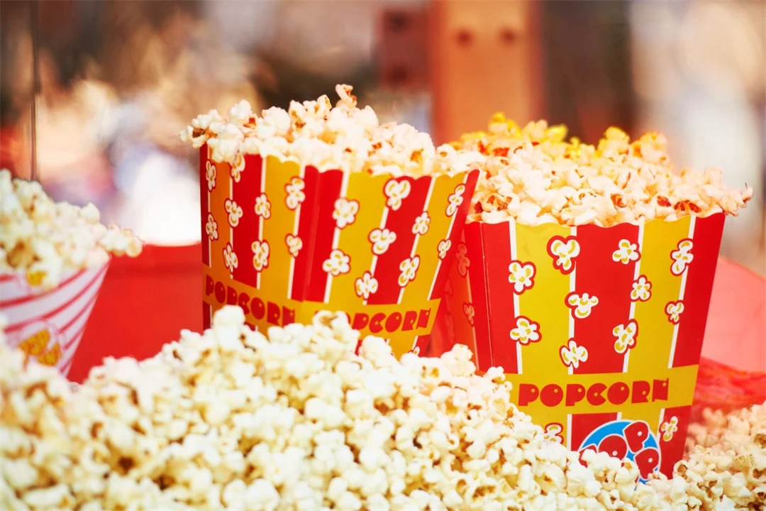 En bild på popcorn