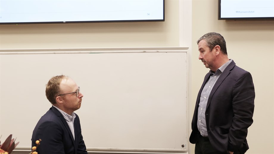 Stefan Roos and Prof. Iain Todd