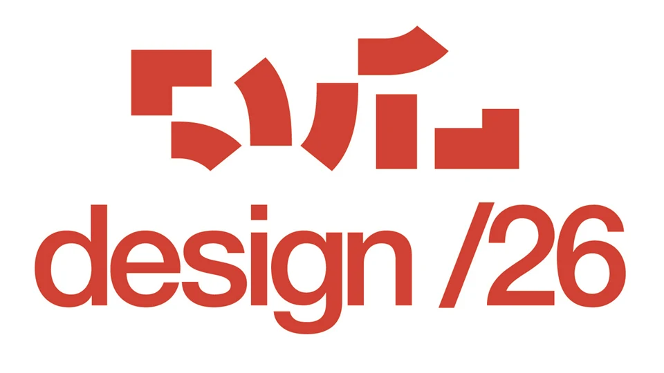 Rör logotyp med ordet design och siffran 26