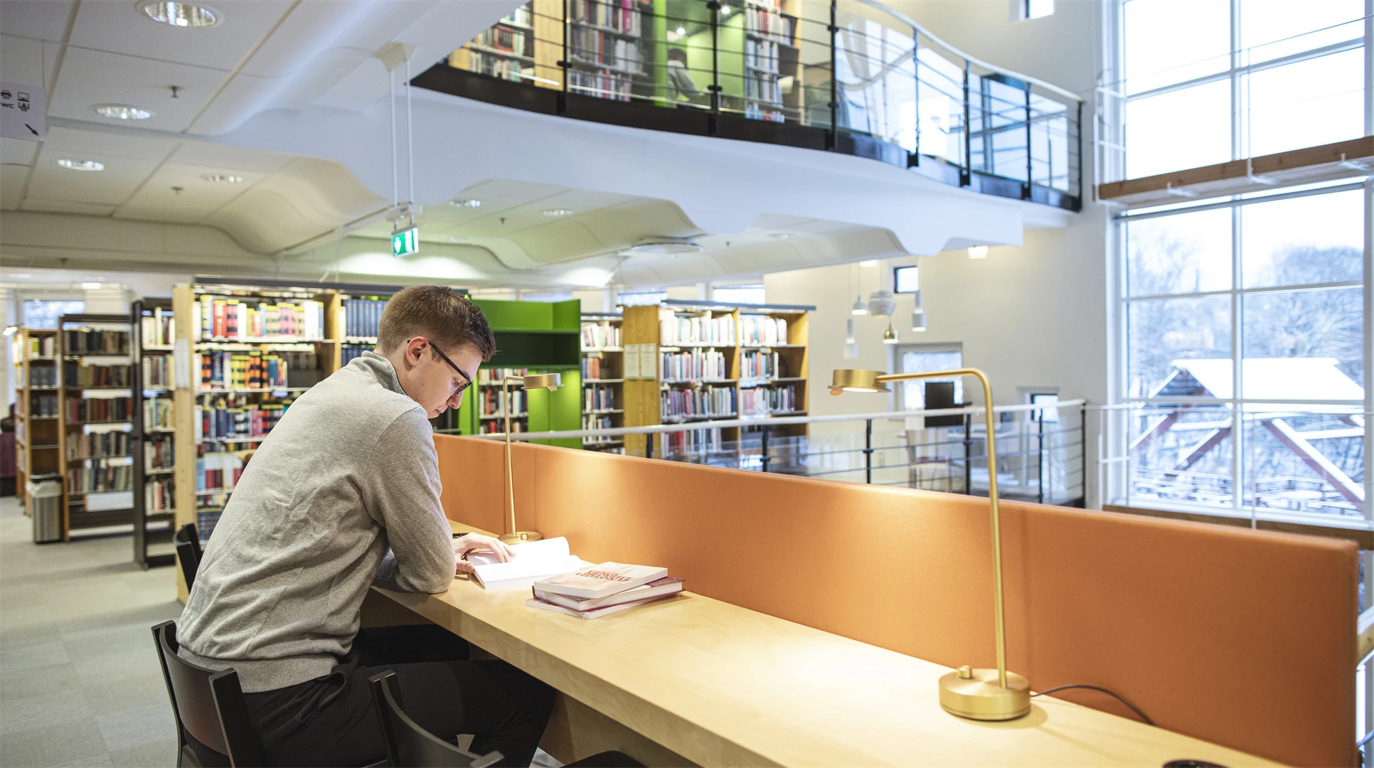 Studiesituation biblioteket Sundsvall 