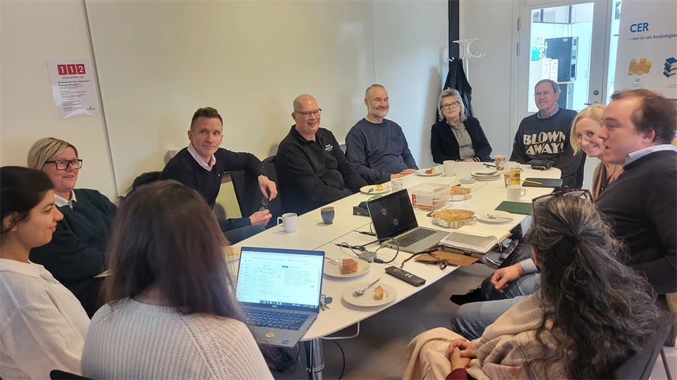 CER möter gymnasielärare från Hedbergska gymnasiet