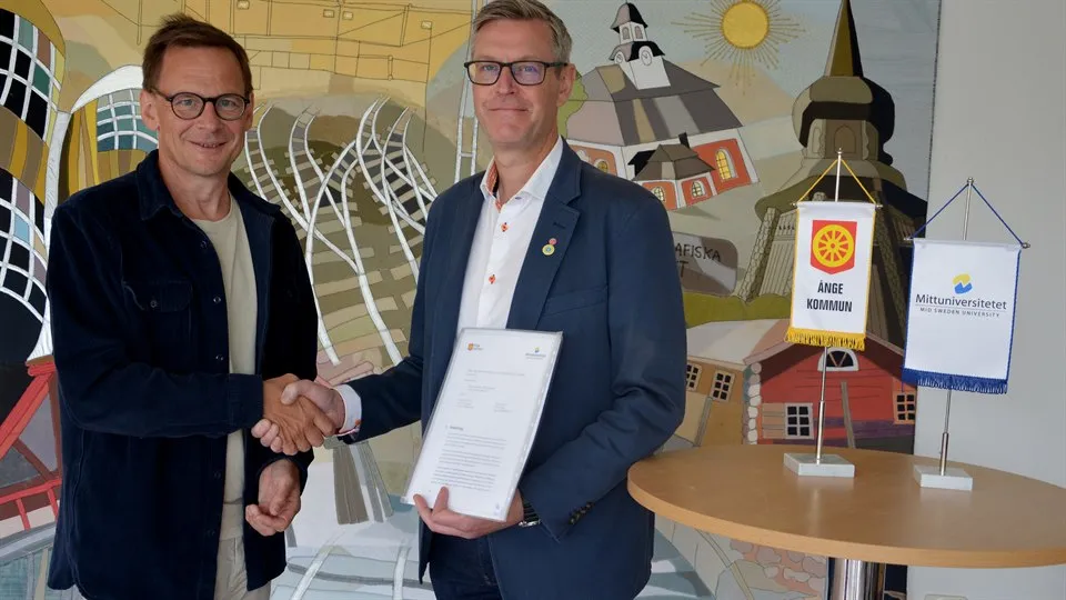 Anders Fällström och Erik Lövgren, kommunalråd Ånge kommun