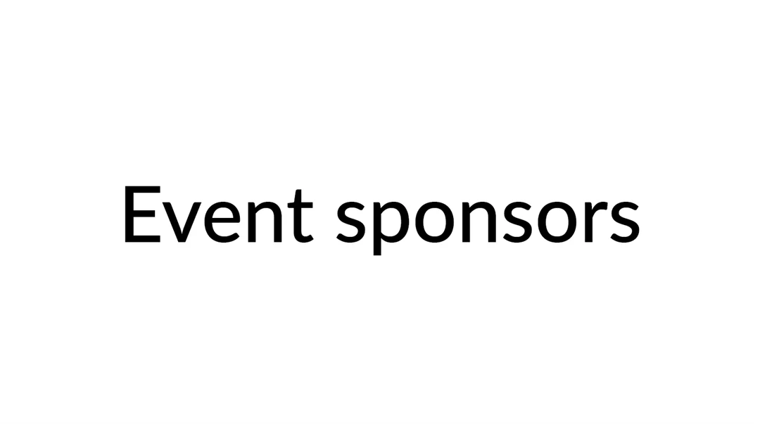 Event sponsors
