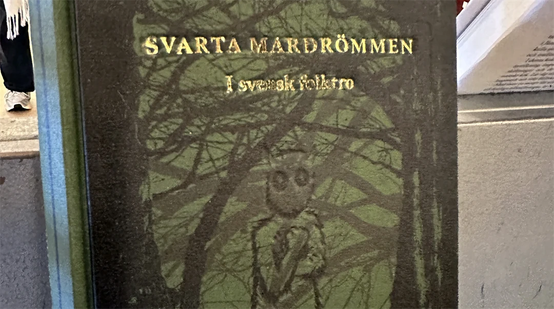 Bokomslag i grönt och svart 