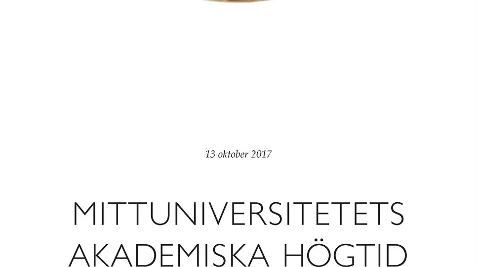 Akademisk högtidsskrift 2017
