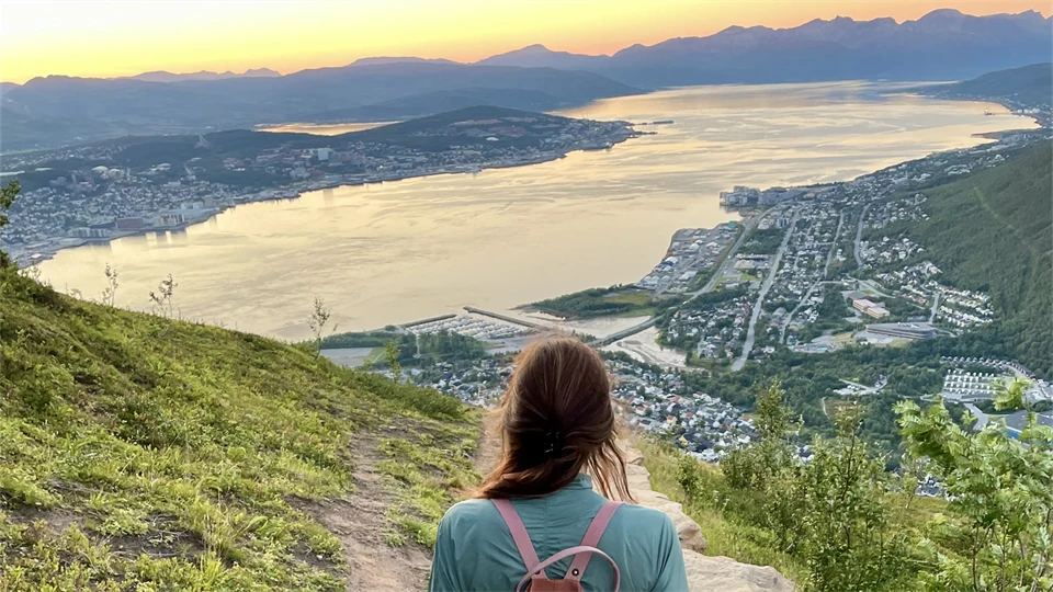 Linnéa på utbyte vid UiT, Trömsö, Norge