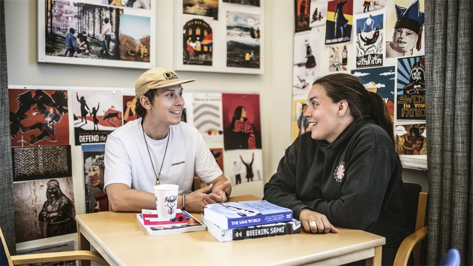 Studenter på Campus.