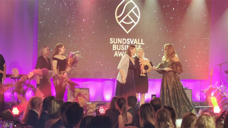 Vinnaren av Årets studentfavorit på Sundsvall Business Award