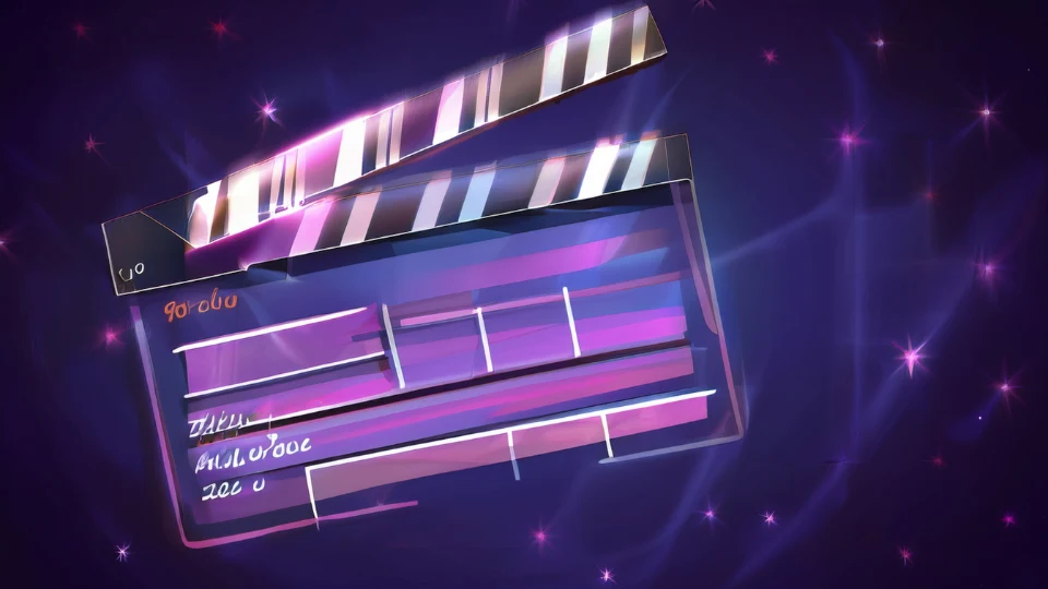 Skiss av en filmklappa