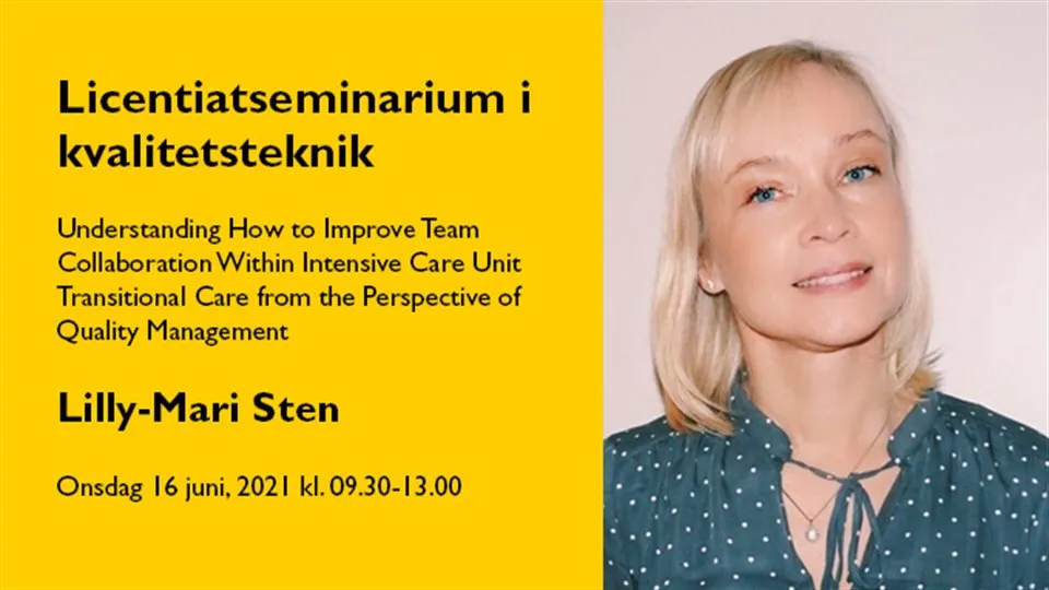 Lilly-Mari Sten licentiatseminarium