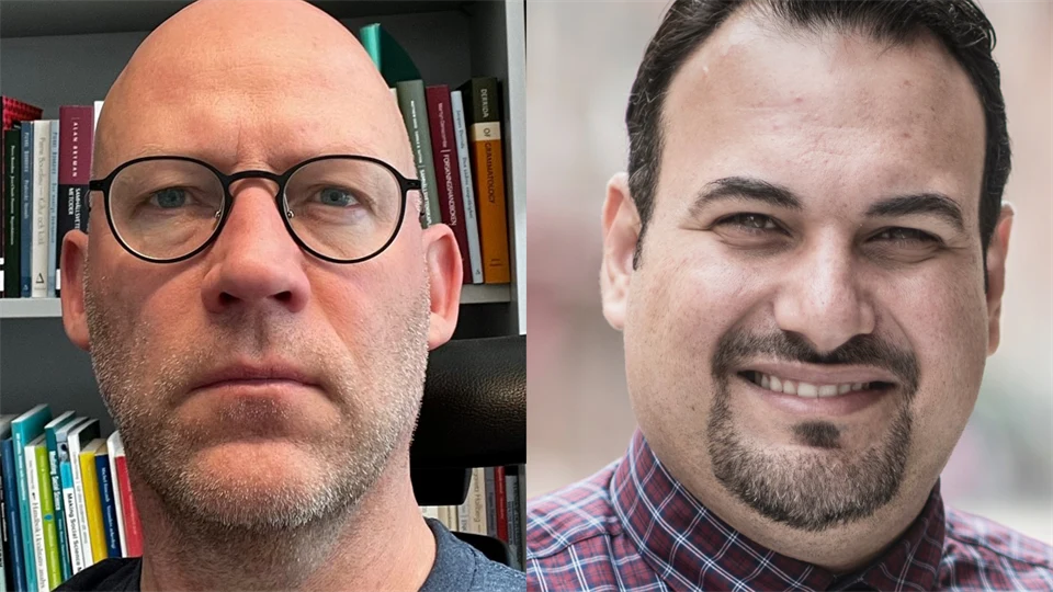 Jimmy Jaldemark och Mustafa Nourallah