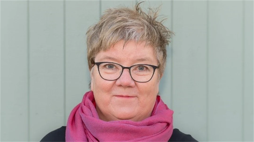 Porträtt av kvinna.