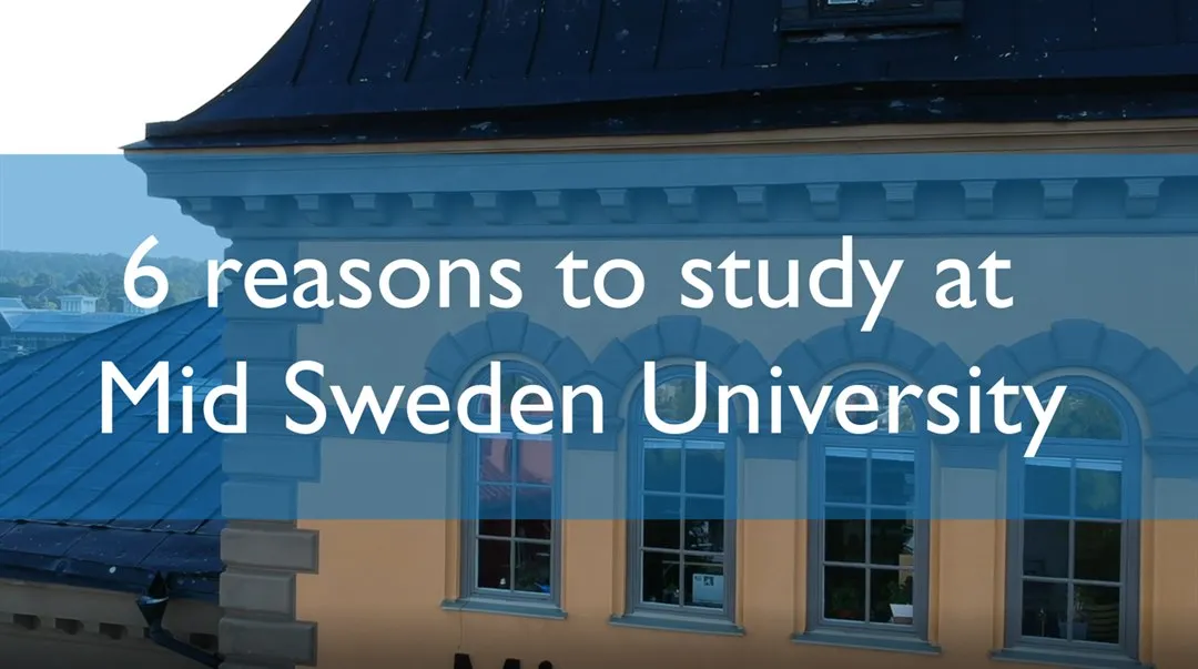 Tumnagel till filmen 6 reasons to study at Mid Sweden University