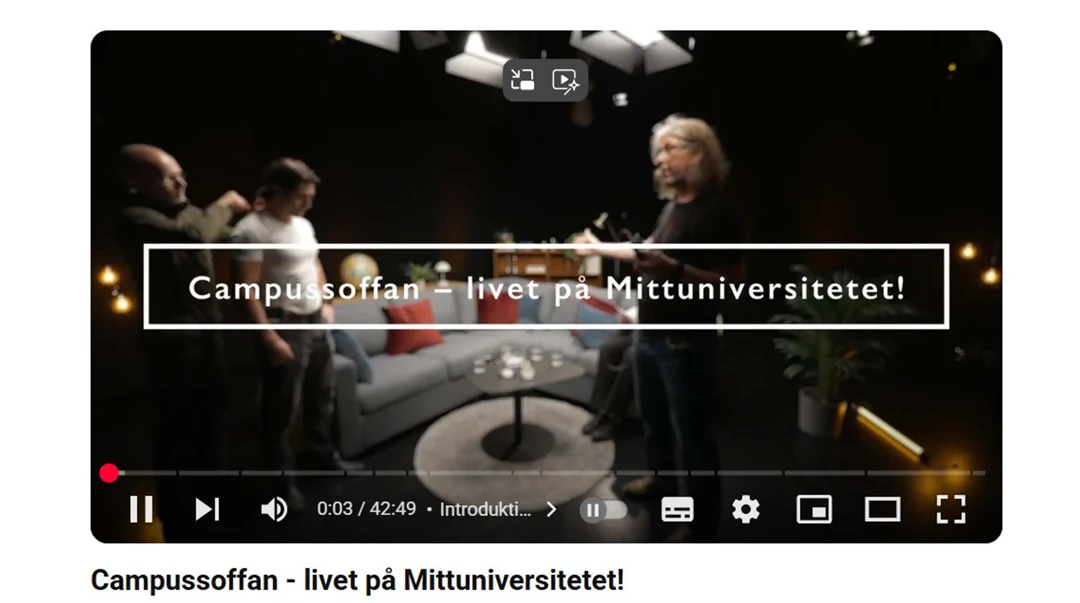 Campussoffan -livet på Mittuniversitetet