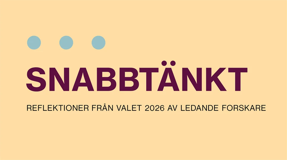 Illustrerad banner för Snabbtänkt 2026
