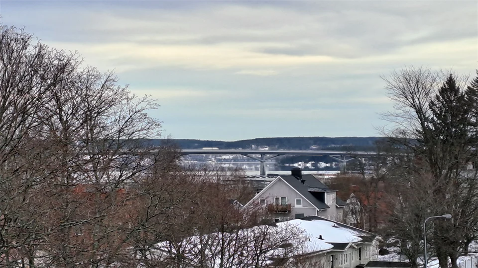 A picture over the Sundsvall bridge
