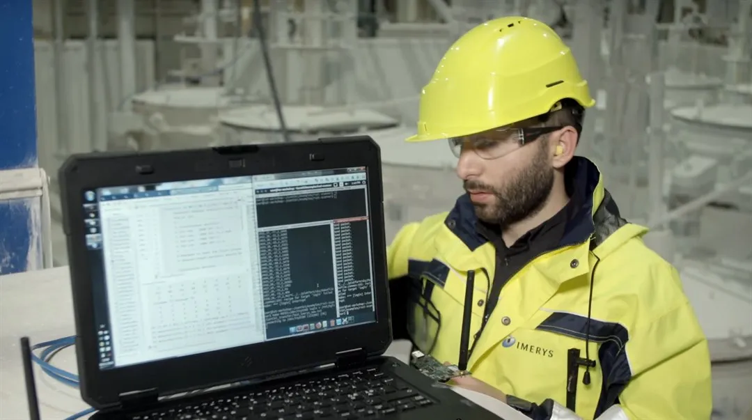 Simone Grimaldi at Imerys industrial Iot 
