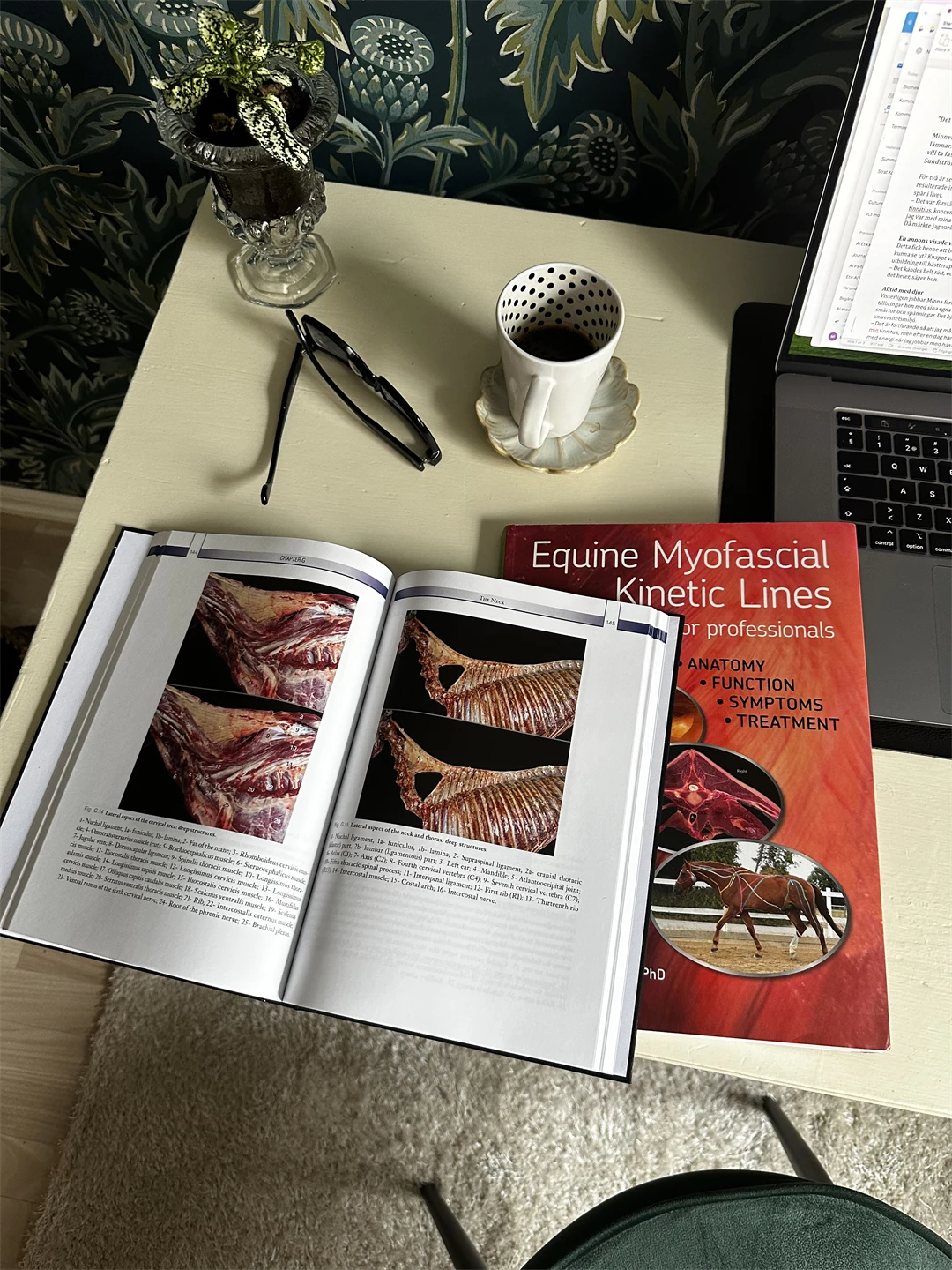 two books and a cup of coffee on a table