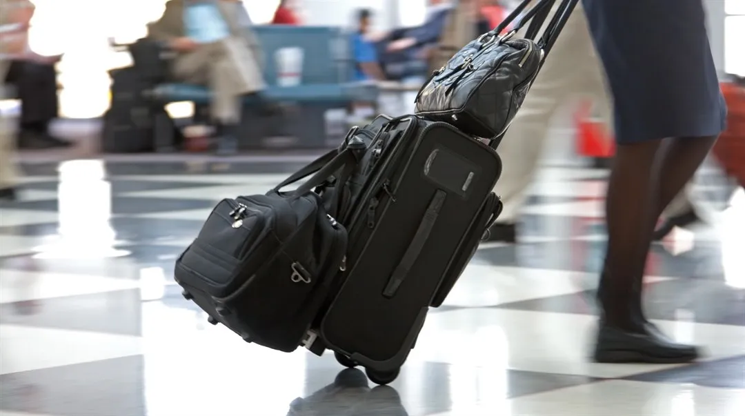 Airport Terminal and Travellers