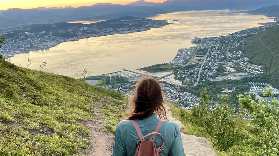 Linnéa on exchange studies at UiT, Trömsö, Norway