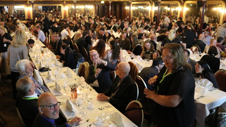  The gala dinner was held in the famous Hall of Mirrors in Sundsvall City Hall.