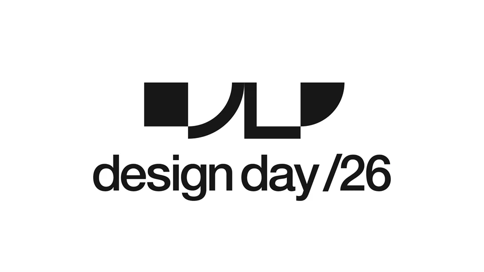 Svartvit logotyp till Design Day 2026