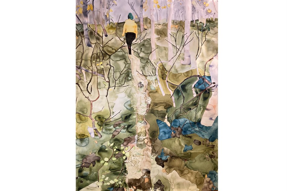 Stigen finns markerad i Middagsfjället vandringsvägar; kartor ur minnet. Den är utmärkt som ‘stig’.