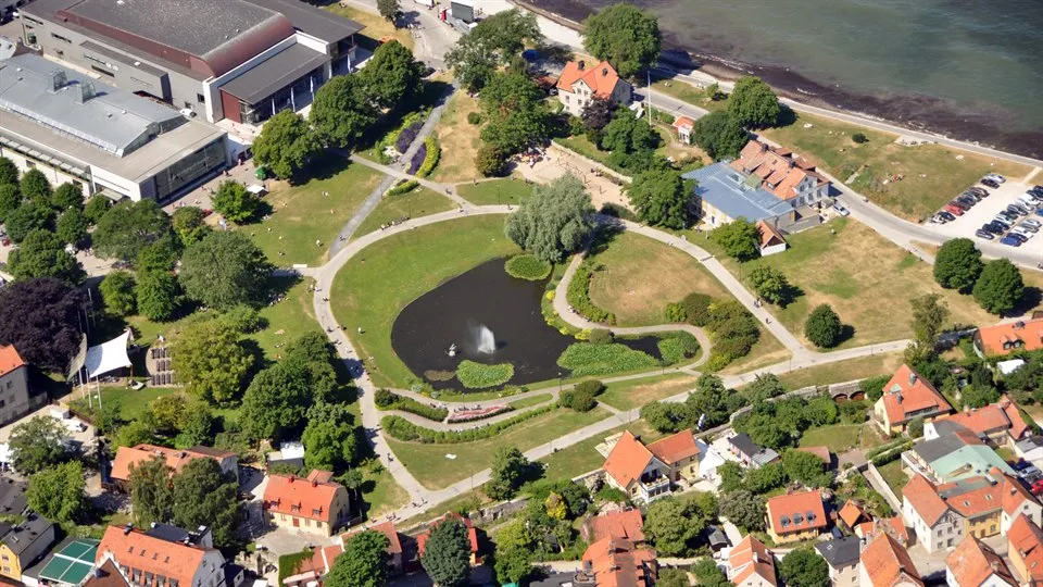 Almedalen från ovan