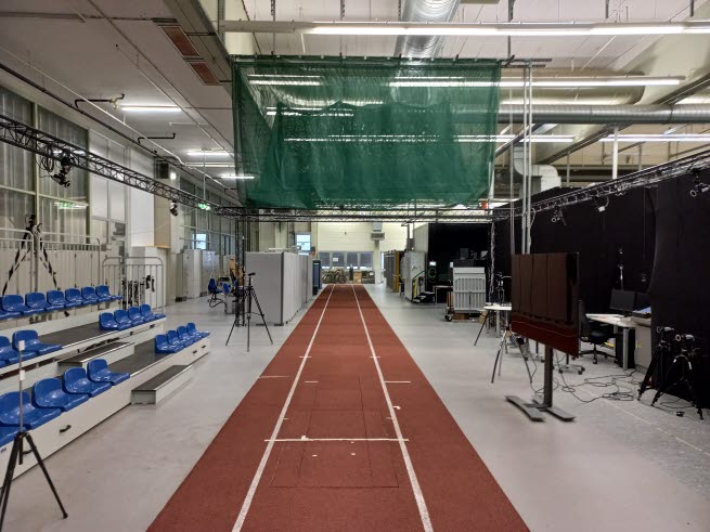 En inomhuslöparbana.