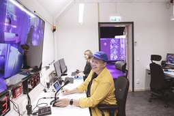 Kontrollrummet i RCR labbet, Mittuniversitetet 