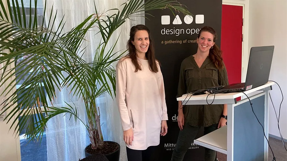 Johanna Henriksson och Amanda Dahlgren kickar igång Design Open 2020