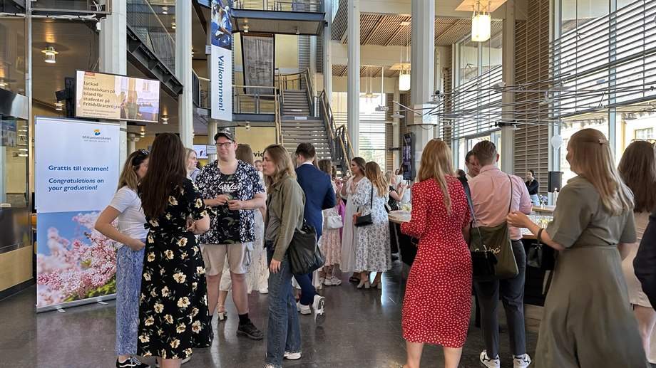 Mingle in the lighhall, ljushallen. 