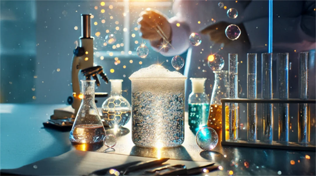 AI-generated image illustrating chelating surfactants.