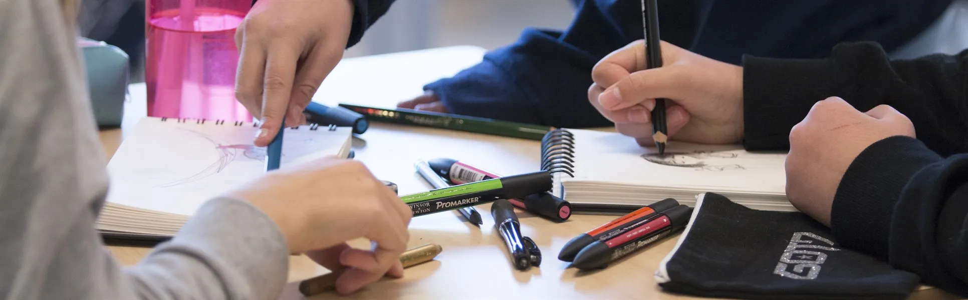 Studenter i klassrum