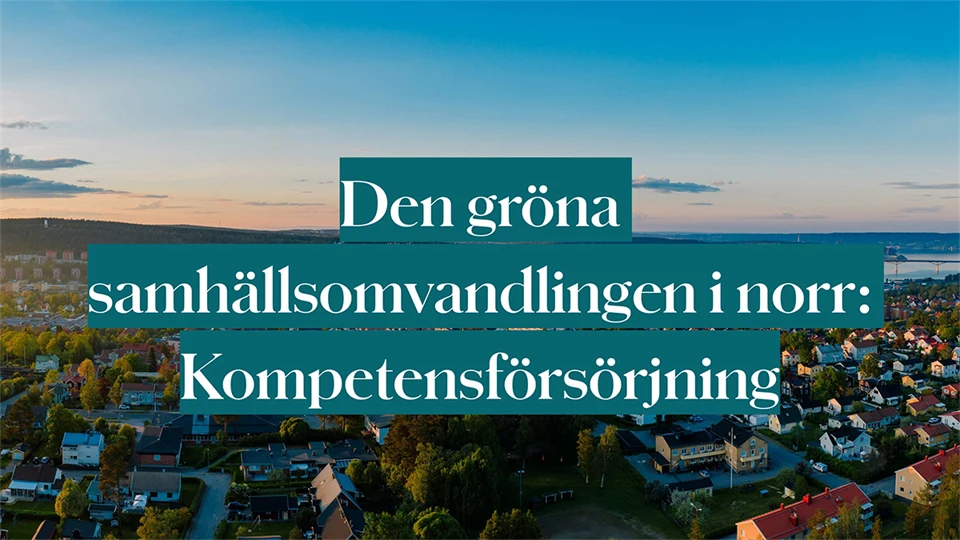 den gröna samhällsomvandlingen i norr