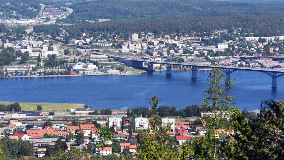 View over Sundsvall.