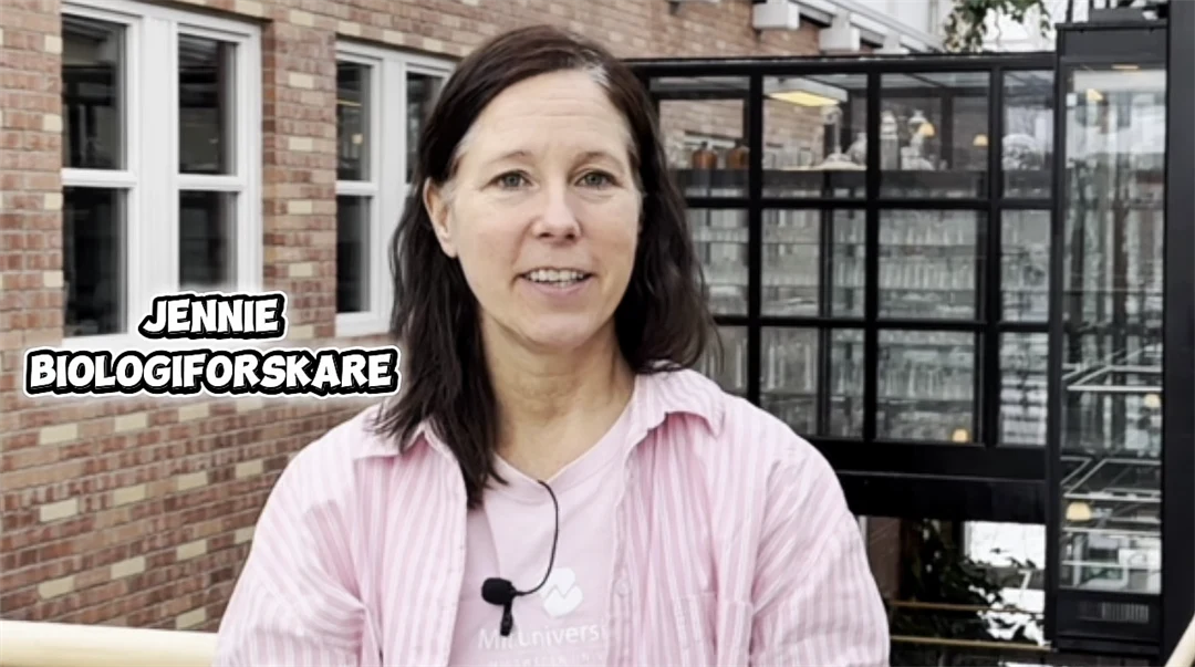 Forskare Jennie Sandström berättar om prao